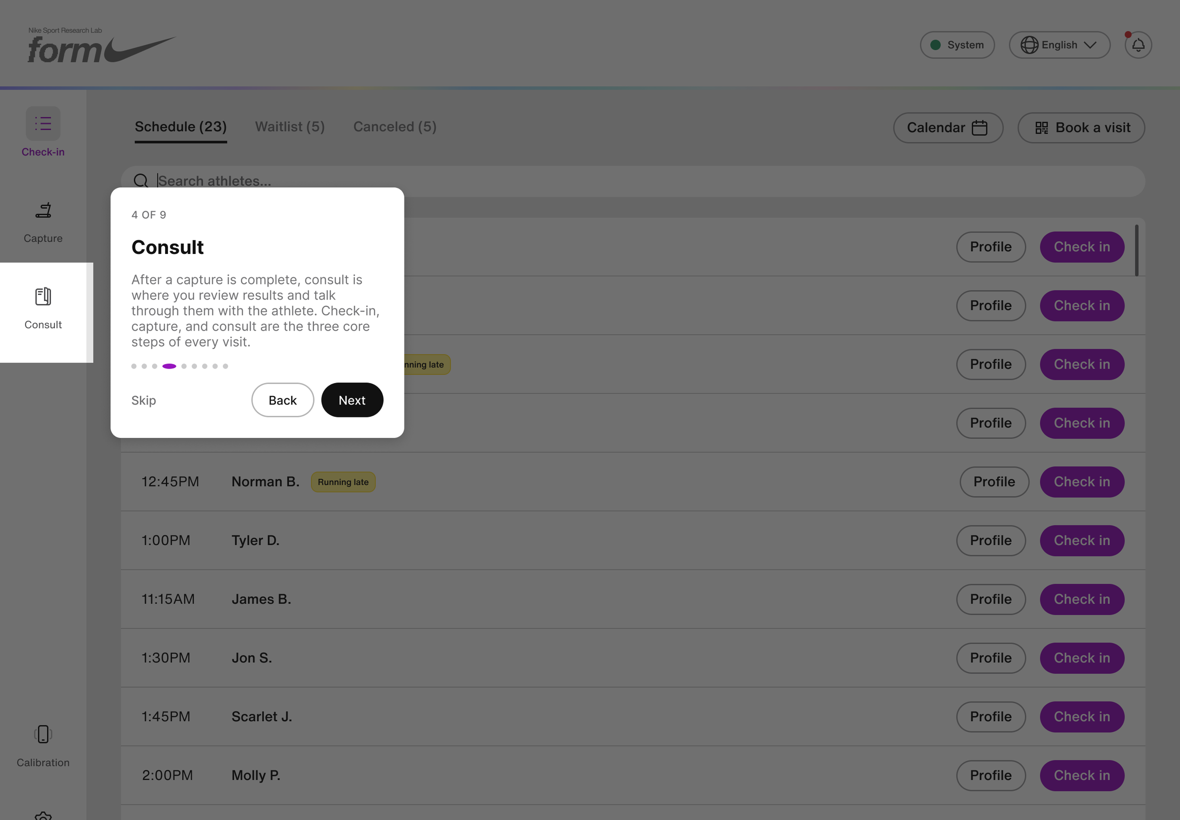 Onboarding - Consult, screen 5 of 32