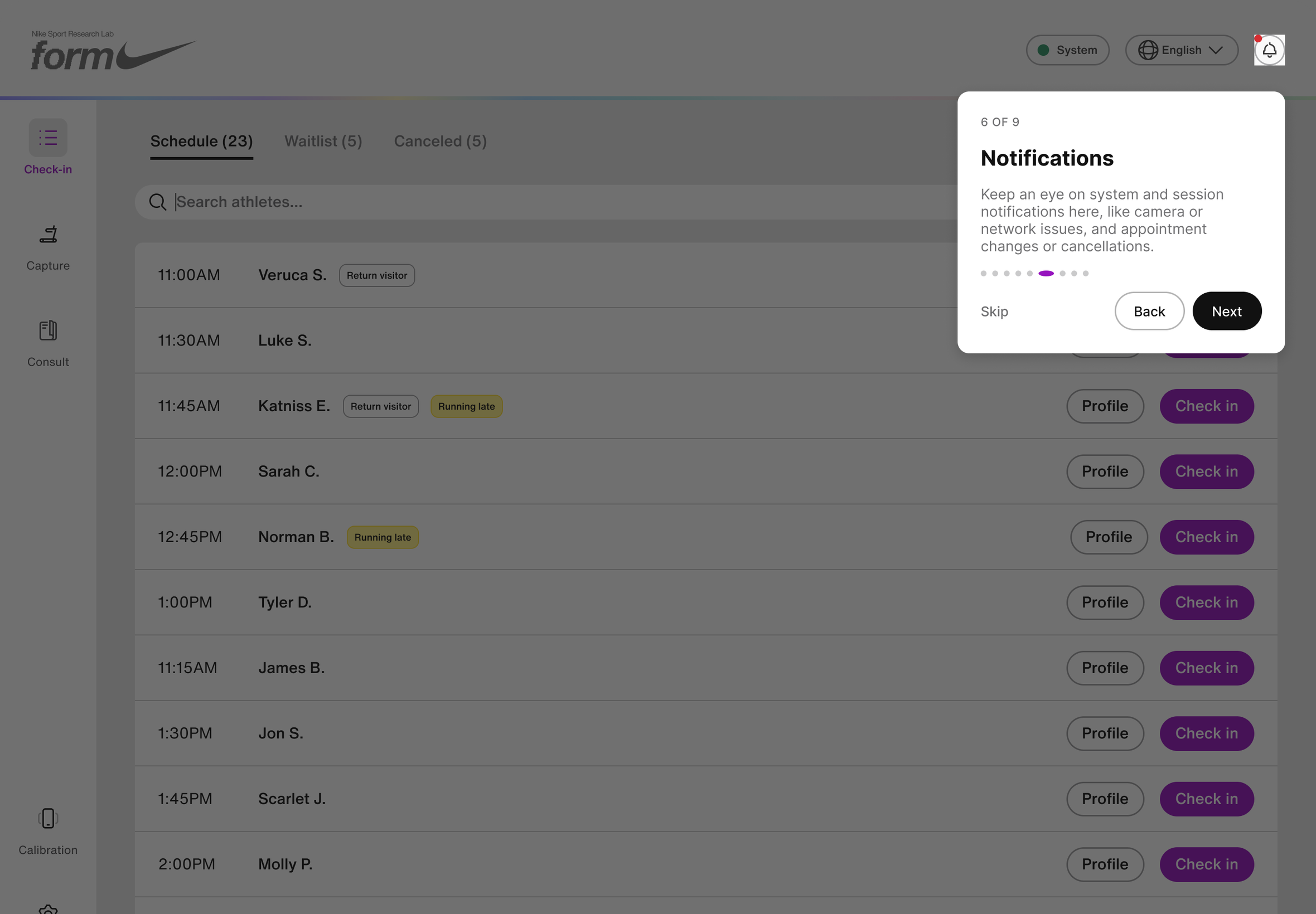 Onboarding - Notifications, screen 7 of 32