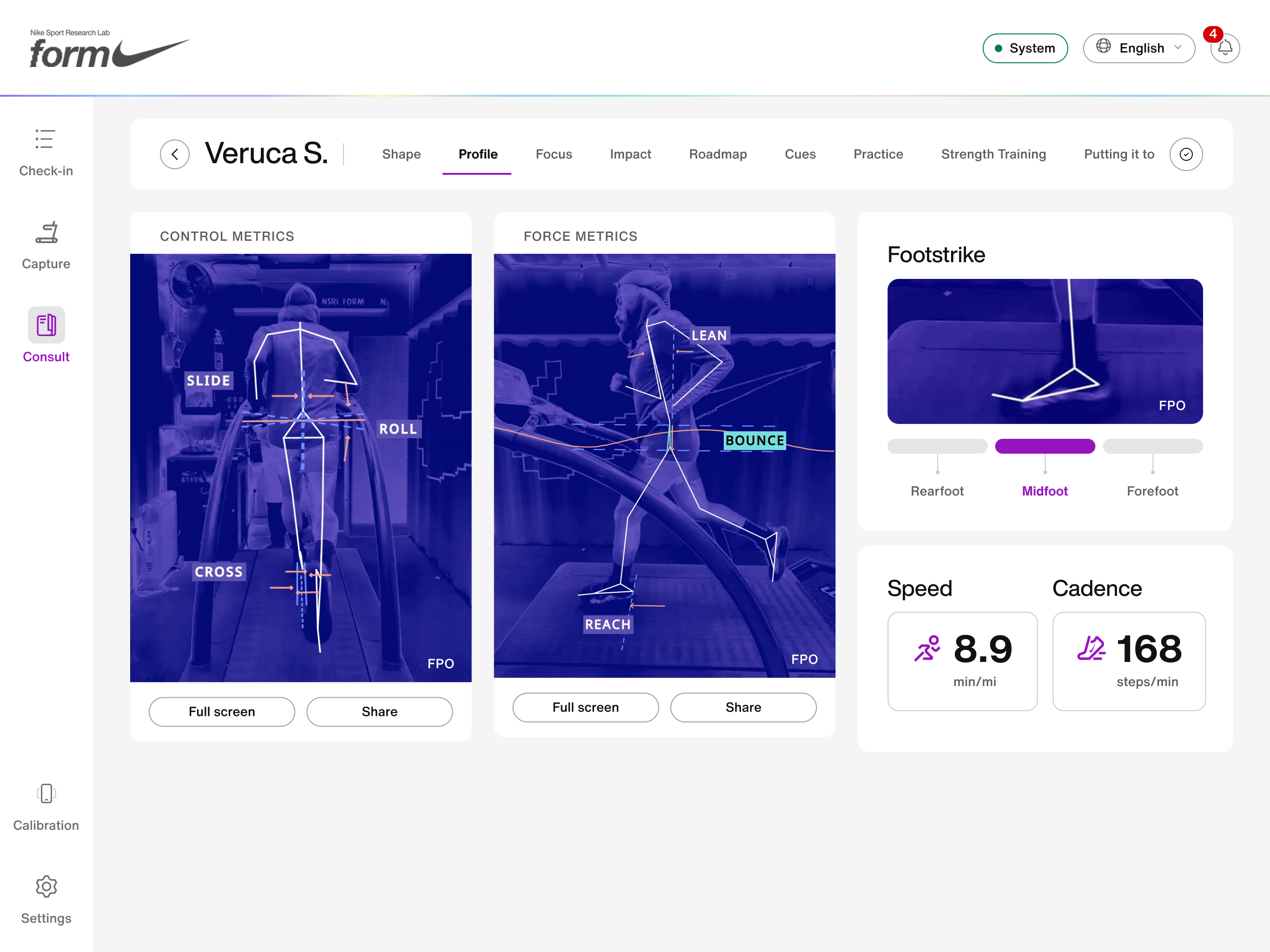 Run Report - Profile, screen 25 of 44